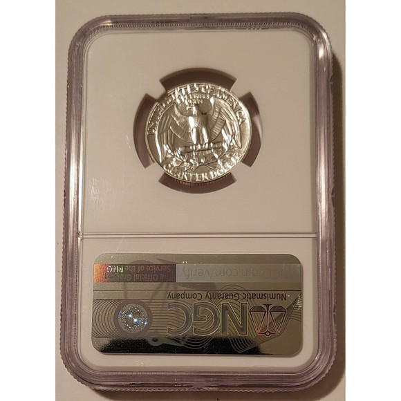 1957 Washington Quarter Proof PF66 NGC Portrait Label - Picture 2 of 2